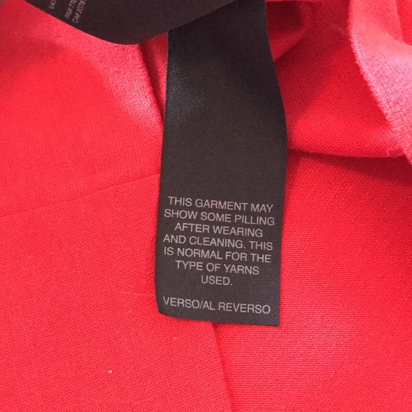 Ladies Red and Navy Tommy Hilfiger Color Block Heavy Blend Dress, Size Medium - Picture 7 of 9